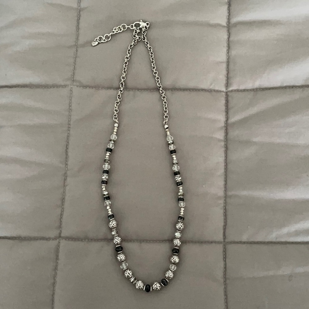 Brighton crystal and black necklace